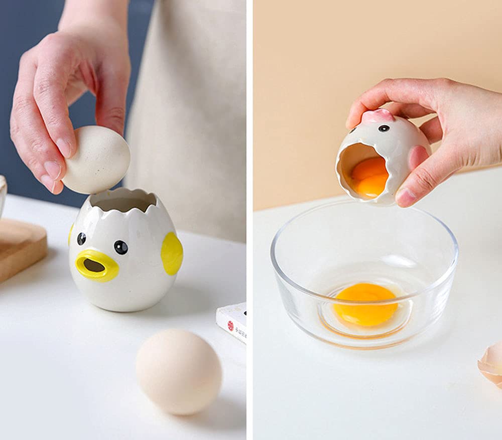 Ceramic Egg Separator Yolk And White Splitter Tool