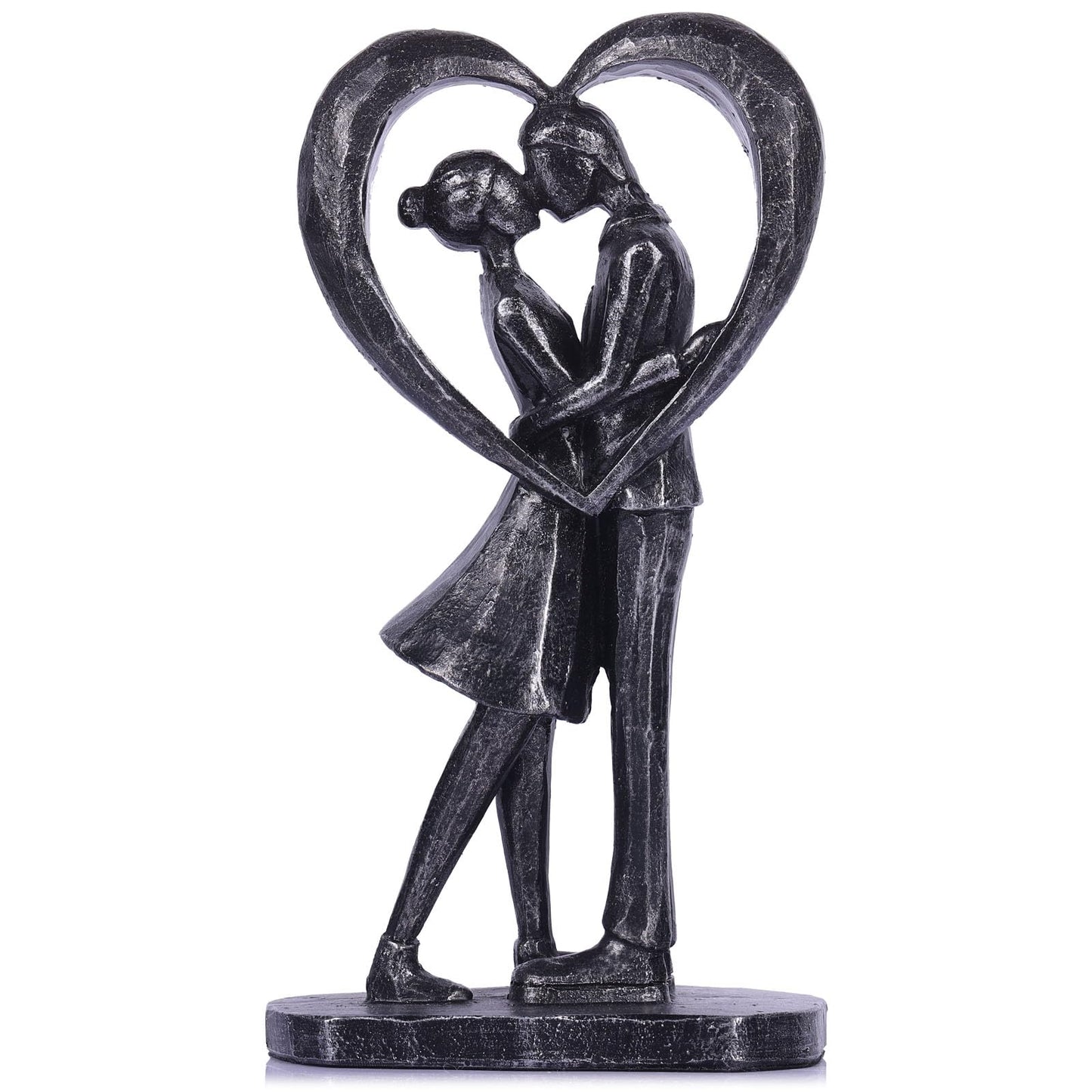 Romantic Couple Figurine Resin Statue for Bedroom Decor