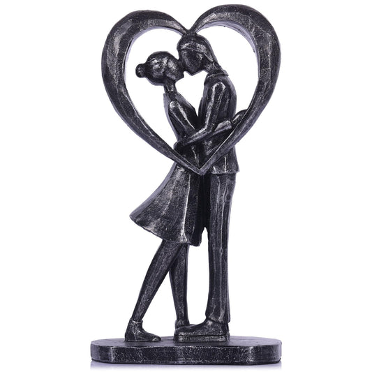 Romantic Couple Figurine Resin Statue for Bedroom Decor