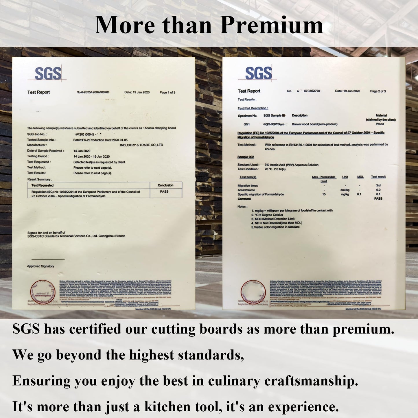 Acacia Wood Cutting Board With Resin Skull Pattern